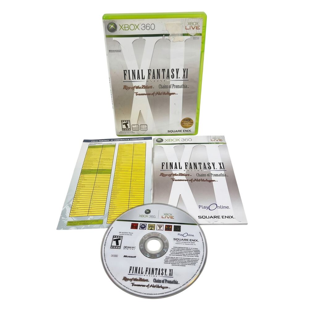 Xbox‎ 360 Final Fantasy XI Online NTSC CIB Complete In Box Video Game